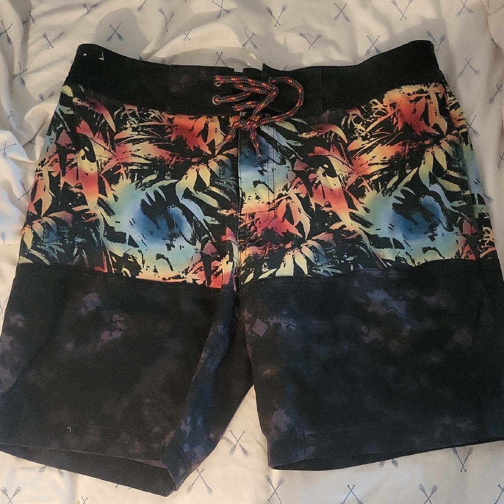 Mossimo Supply Co. Men's Multicolor Swim Shorts